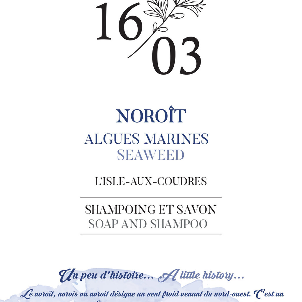 Le 1603 Shampoing et Savon - NOROÎT - 70g