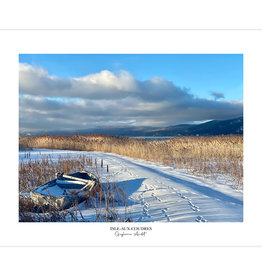 Le 1603 Affiche - Barque dans la neige - 8 x 10 horizontal