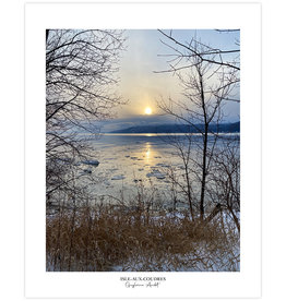 Le 1603 Affiche - Massif en hiver - vertical