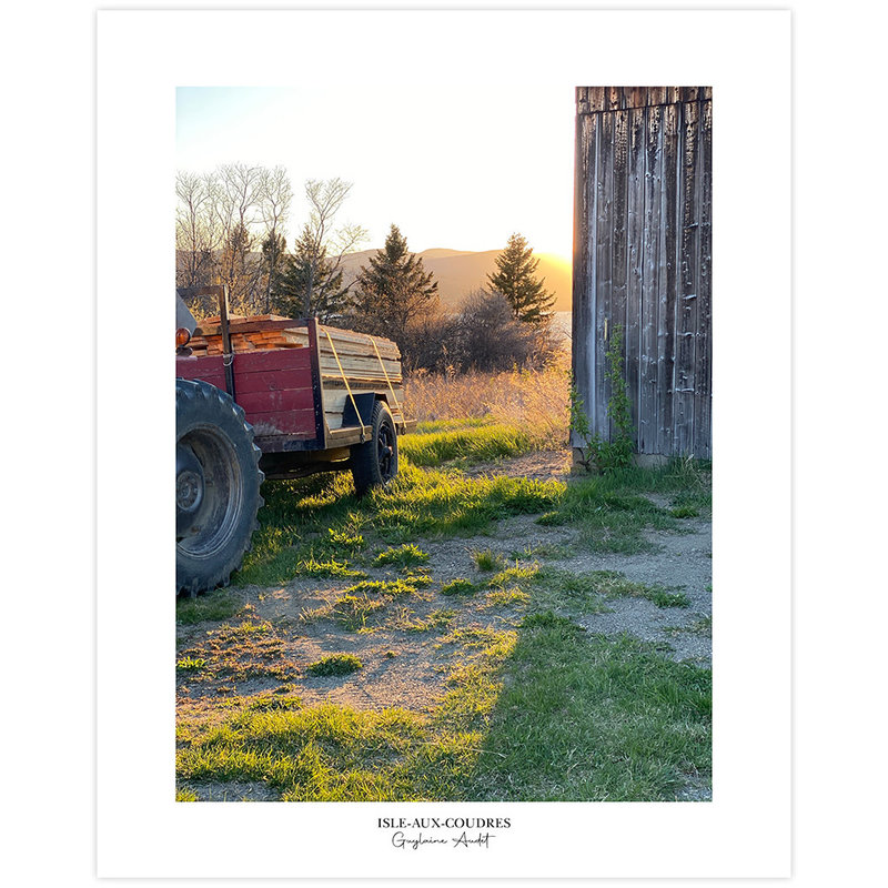 Le 1603 Affiche - Tracteur de ferme- horizontal