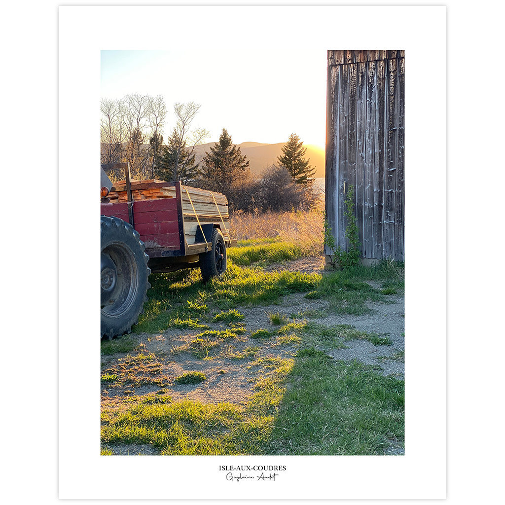 Le 1603 Affiche - Tracteur de ferme- vertical