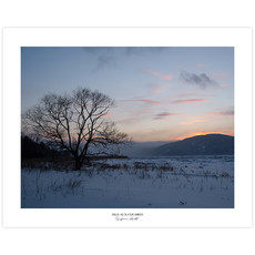 Le 1603 Affiche aquarelle - Arbre et montagne - horizontal