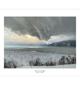 Le 1603 Affiche Aquarelle - Tempête Grise - horizontal 16 x 20