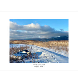 Le 1603 Carte postale - Barque dans la neige - horizontal