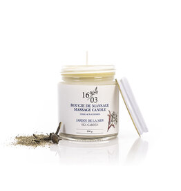 Le 1603 Bougie de massage Jardin de la Mer 100g