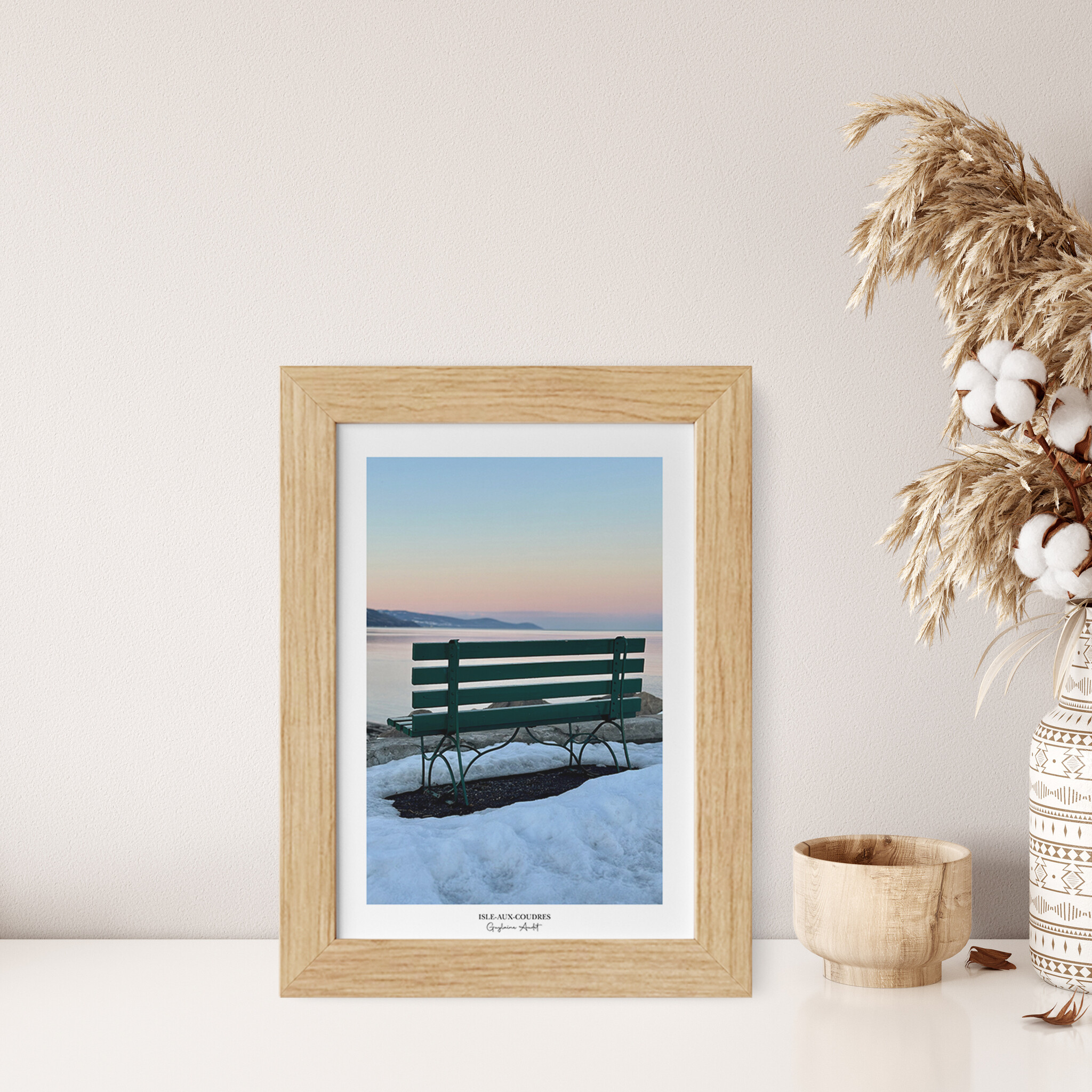 Le 1603 Photo - Le banc ou Halte pour promeneur- vertical