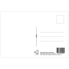 Le 1603 Copy of Carte postale - Fleuve - Hiver B/W - vertical