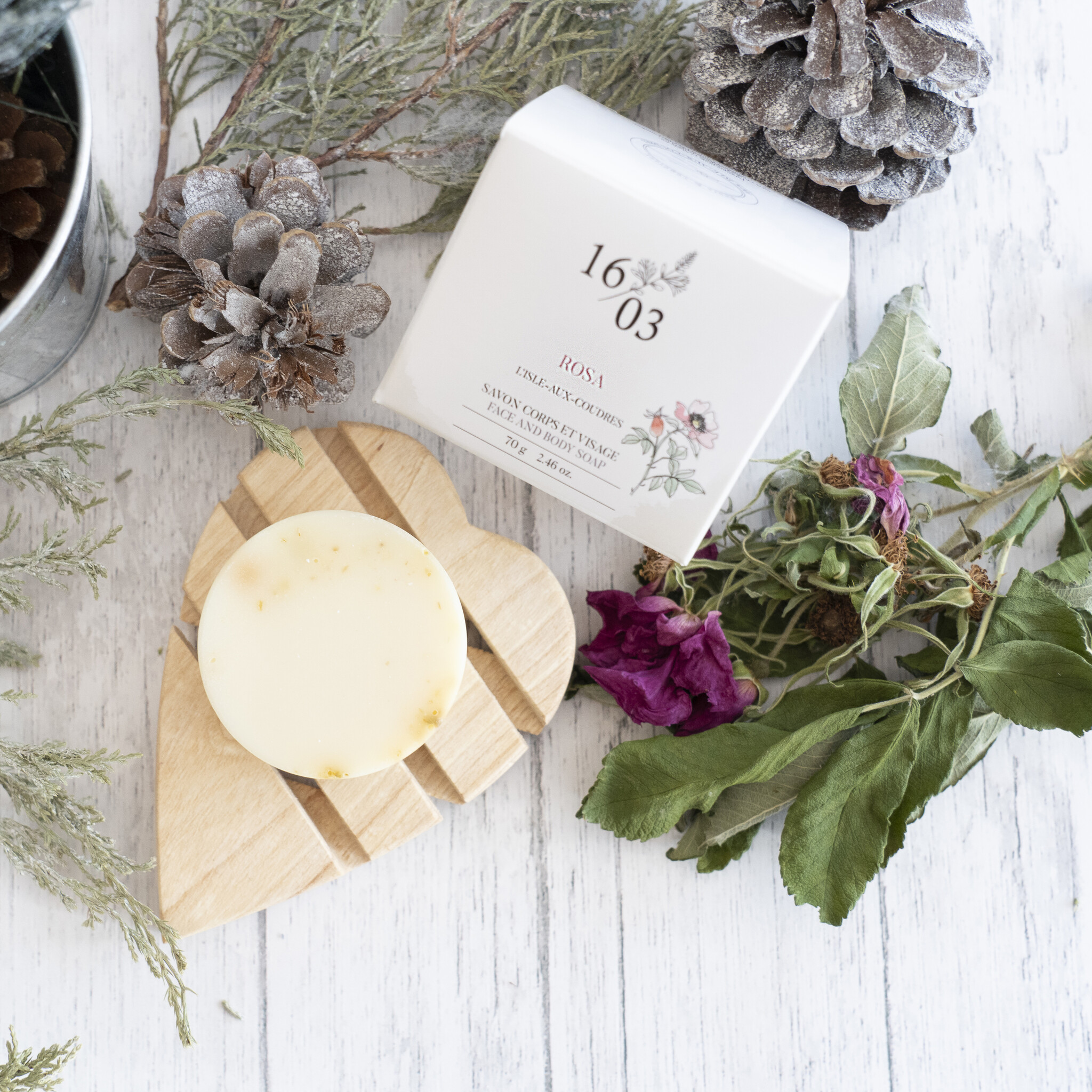 Rosa Soap & Heart Soap Duo