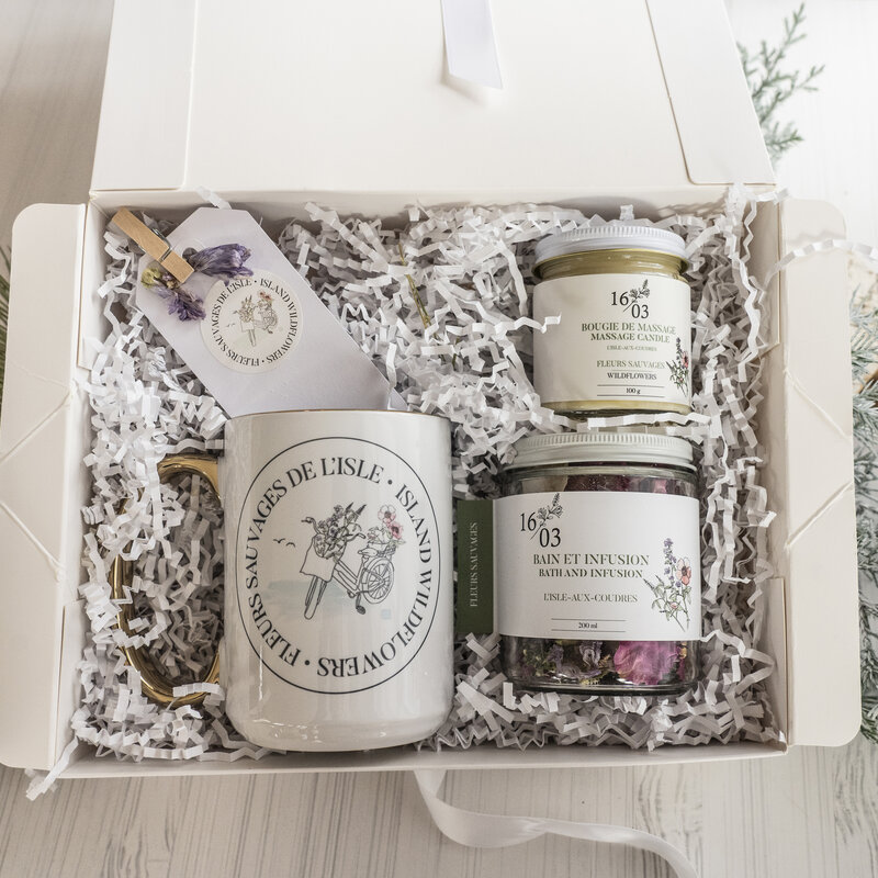 Le 1603 Gift box - Candle Trio / Infusion & Bath / Cup - WILD FLOWERS