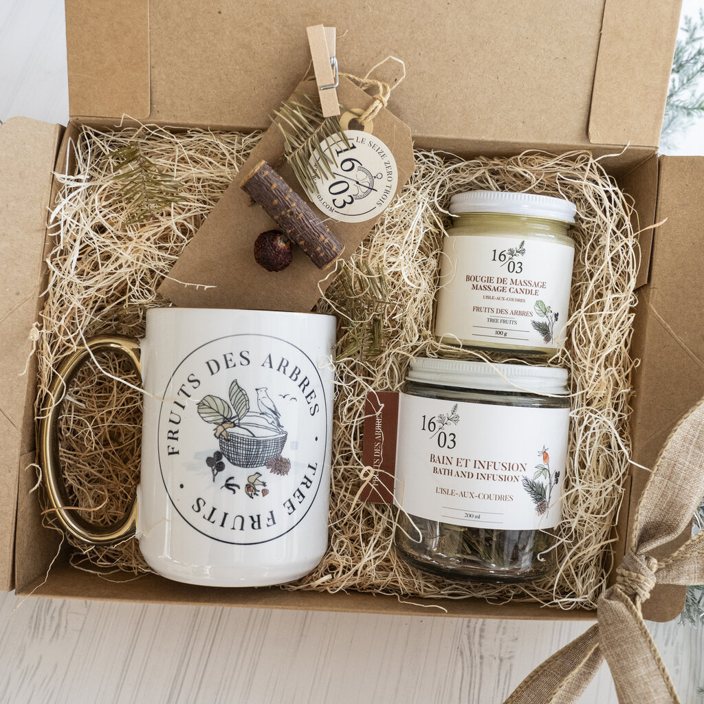 Le 1603 Gift box - Candle Trio / Infusion & Bath / Cup - TREE FRUITS