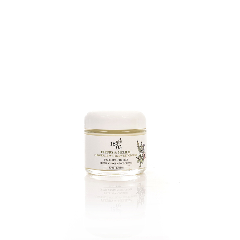 Face cream wildflowers and white sweet clover - 50 ml
