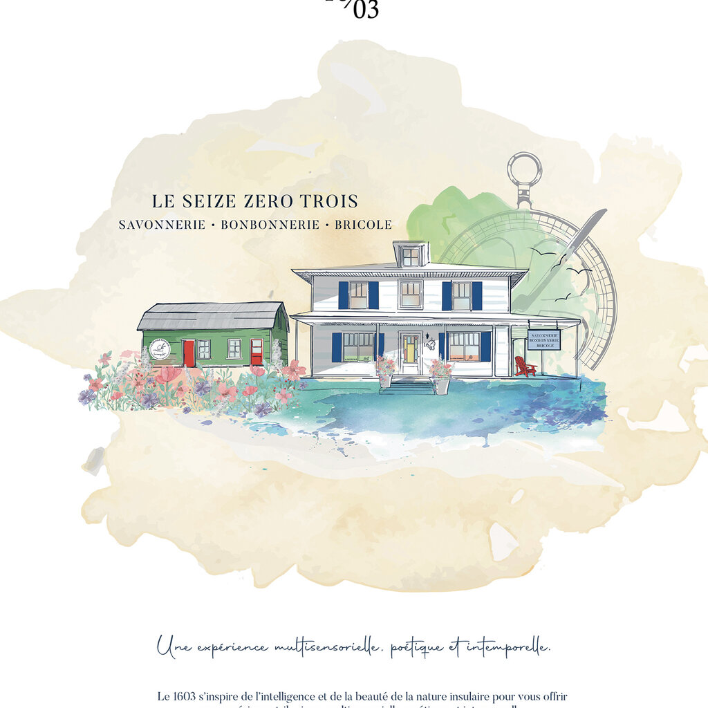 Le 1603 Calendrier 16 mois 2023-2024 - mural