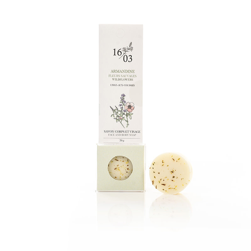 Le 1603 Savon Corps et Visage - ARMANDINE - 20g - format échantillon