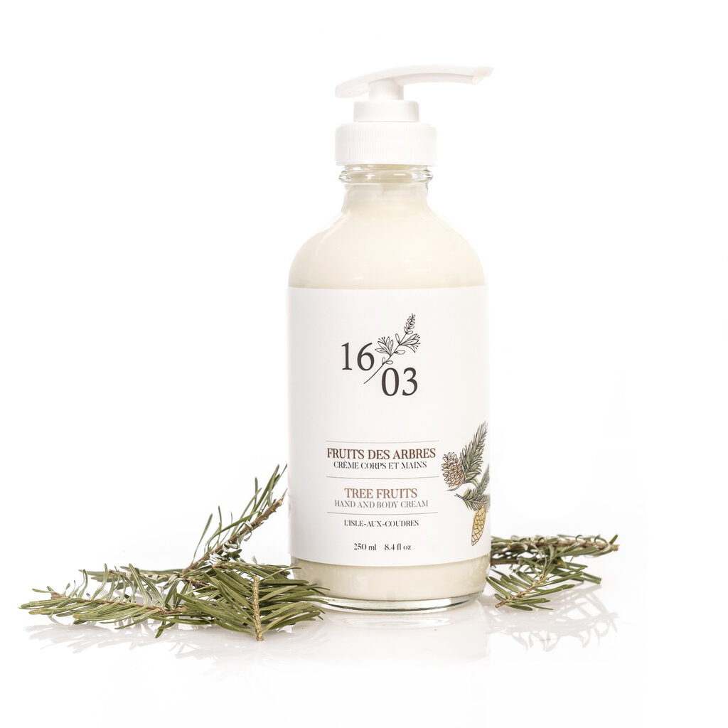 Le 1603 Crème corps et mains - FRUITS DES ARBRES 250ml