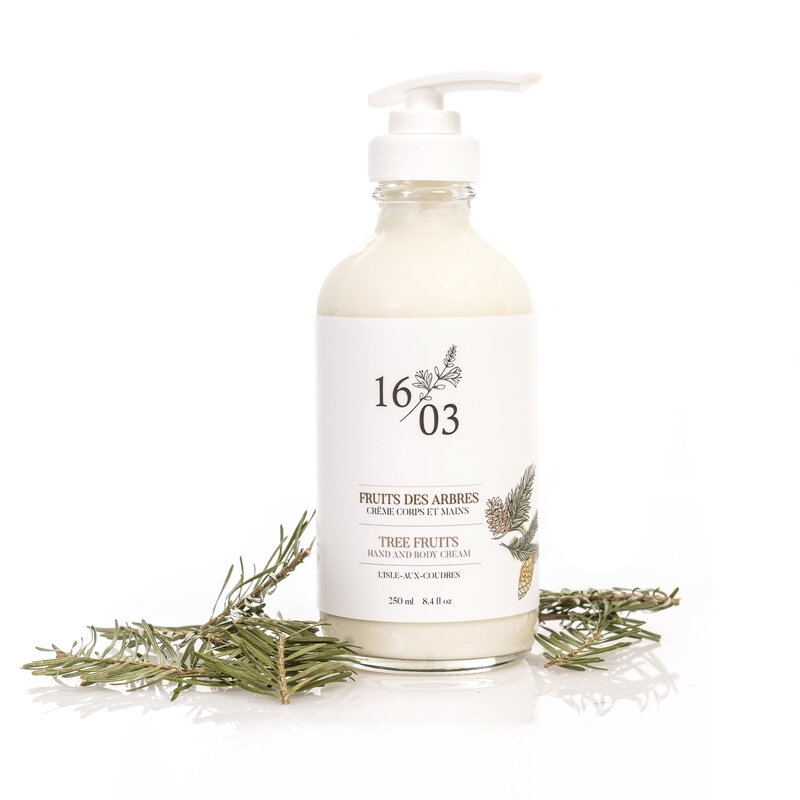 Le 1603 Crème corps et mains - FRUITS DES ARBRES 250ml