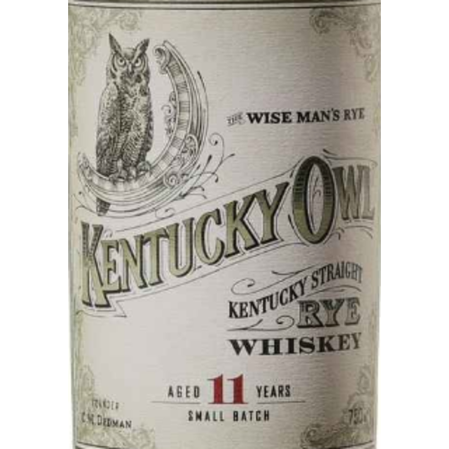 Spirits KENTUCKY OWL STRAIGHT SMALL BATCH RYE WHISKEY (BATCH 2)