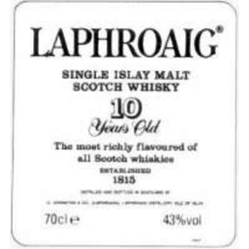 Spirits LAPHROAIG 10YR SCOTCH