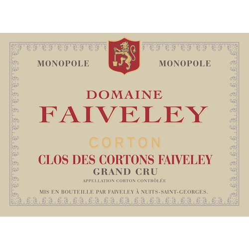 Wine FAIVELEY CORTON-CLOS DES CORTONS FAIVELEY GRAND CRU 2015 Wine FAIVELEY CORTON-CLOS DES CORTONS FAIVELEY GRAND CRU 2015