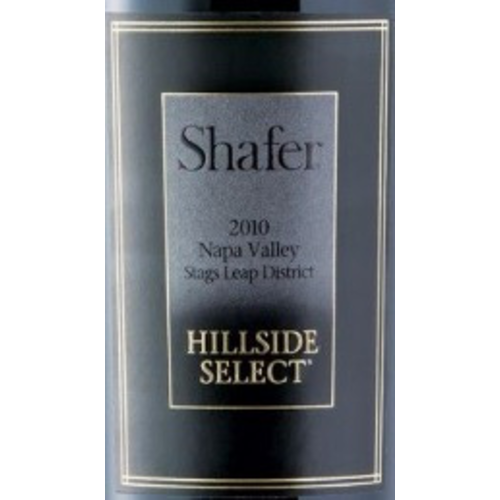 Wine SHAFER CABERNET SAUVIGNON 'HILLSIDE SELECT' 2010 6L Wine SHAFER CABERNET SAUVIGNON 'HILLSIDE SELECT' 2010 6L