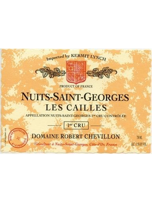Wine ROBERT CHEVILLON NUITS SAINT GEORGES 'LES CAILLES' 1ER CRU 2014