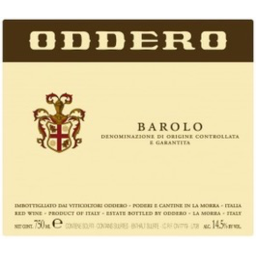 Wine ODDERO BAROLO 2012 5L