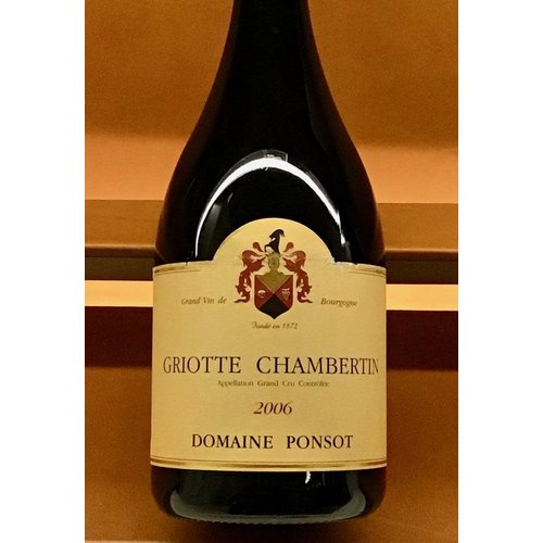 Wine PONSOT GRIOTTE CHAMBERTIN GRAND CRU 2006 1.5L