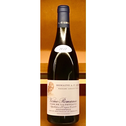 Wine DOMAINE A.-F. GROS ‘CLOS DE LA FONTAINE’ MONOPLE VOSNE-ROMANEE 2017 Wine DOMAINE A.-F. GROS ‘CLOS DE LA FONTAINE’ MONOPLE VOSNE-ROMANEE 2017