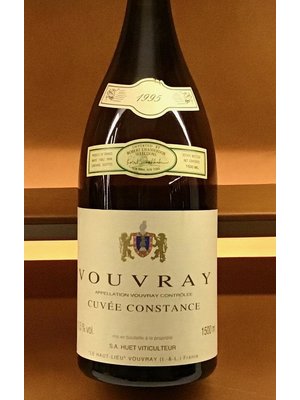Wine S.A. HUET VOUVRAY 'CUVEE CONSTANCE' MOELLEUX 1995 1.5L