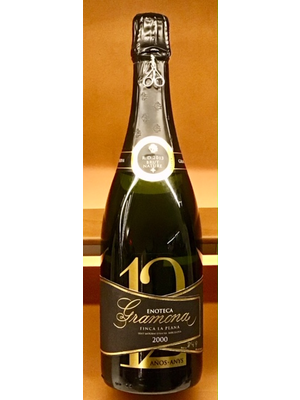 Sparkling GRAMONA BRUT NATURE FINCA LA PLANA ENOTECA CAVA 2000