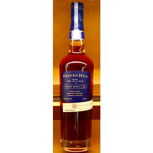 Spirits HEAVEN HILL SMALL BATCH BOURBON ‘BARREL PROOF’ 27 YEARS Spirits HEAVEN HILL SMALL BATCH BOURBON ‘BARREL PROOF’ 27 YEARS