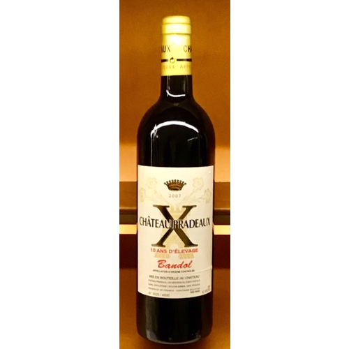 Wine CH PRADEAUX BANDOL X - 10 ANS DELEVAGE 2007 Wine CH PRADEAUX BANDOL X - 10 ANS DELEVAGE 2007