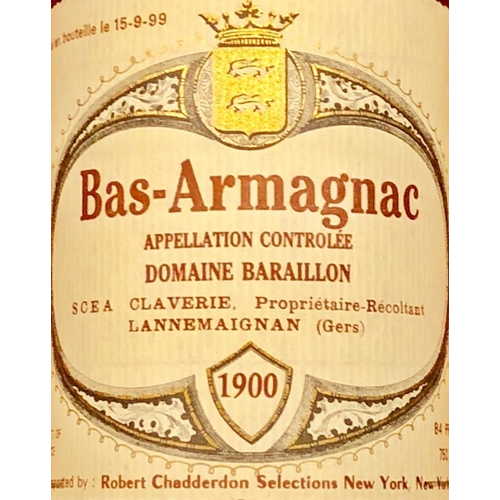 Spirits DOMAINE BARAILLON BAS ARMAGNAC 1900