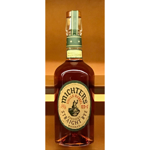Spirits MICHTER'S STRAIGHT RYE US1 Spirits MICHTER'S STRAIGHT RYE US1