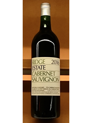 Wine RIDGE ESTATE CABERNET SAUVIGNON 2020  USA, CALIFORNIA, SANTA CRUZ MOUNTAINS