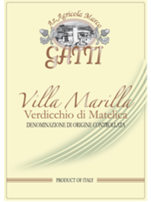 Wine MARCO GATTI VERDICCHIO DI MATELICA ‘VILLA MARILLA’ 2017