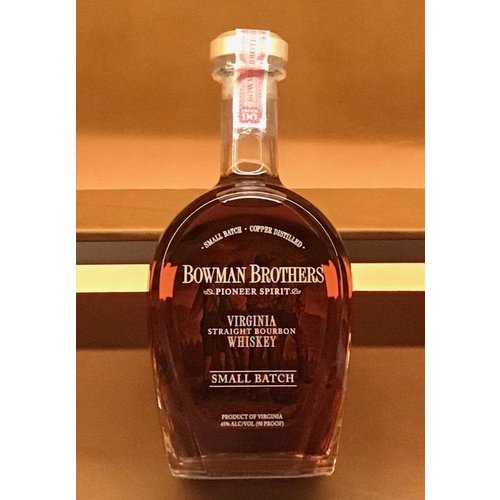 Spirits BOWMAN SMALL BATCH VIRGINIA BOURBON Spirits BOWMAN SMALL BATCH VIRGINIA BOURBON
