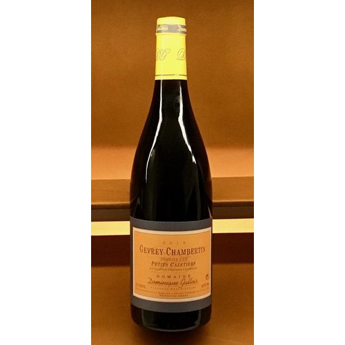 Wine DOMINIQUE GALLOIS GEVREY-CHAMBERTIN 1ER CRU PETITS CAZETIERS 2016 Wine DOMINIQUE GALLOIS GEVREY-CHAMBERTIN 1ER CRU PETITS CAZETIERS 2016