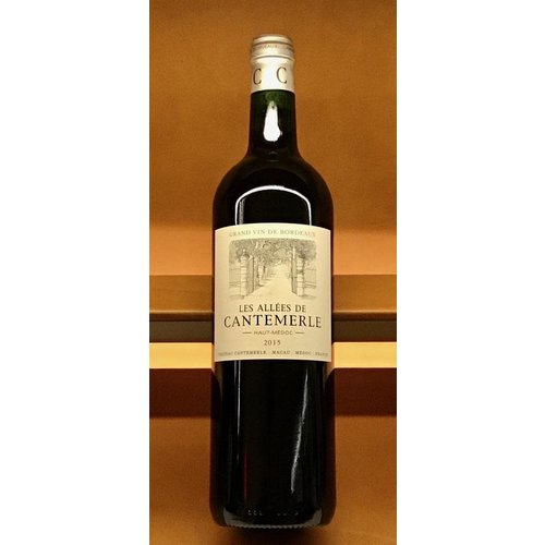Wine LES ALLEES DE CANTEMERLE 2015 FRANCE, BORDEAUX, HAUT-MEDOC Wine LES ALLEES DE CANTEMERLE 2015 FRANCE, BORDEAUX, HAUT-MEDOC