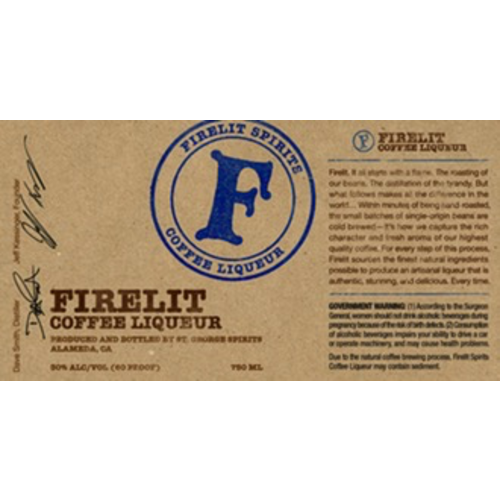 Spirits FIRELIT COFFEE LIQUEUR Spirits FIRELIT COFFEE LIQUEUR