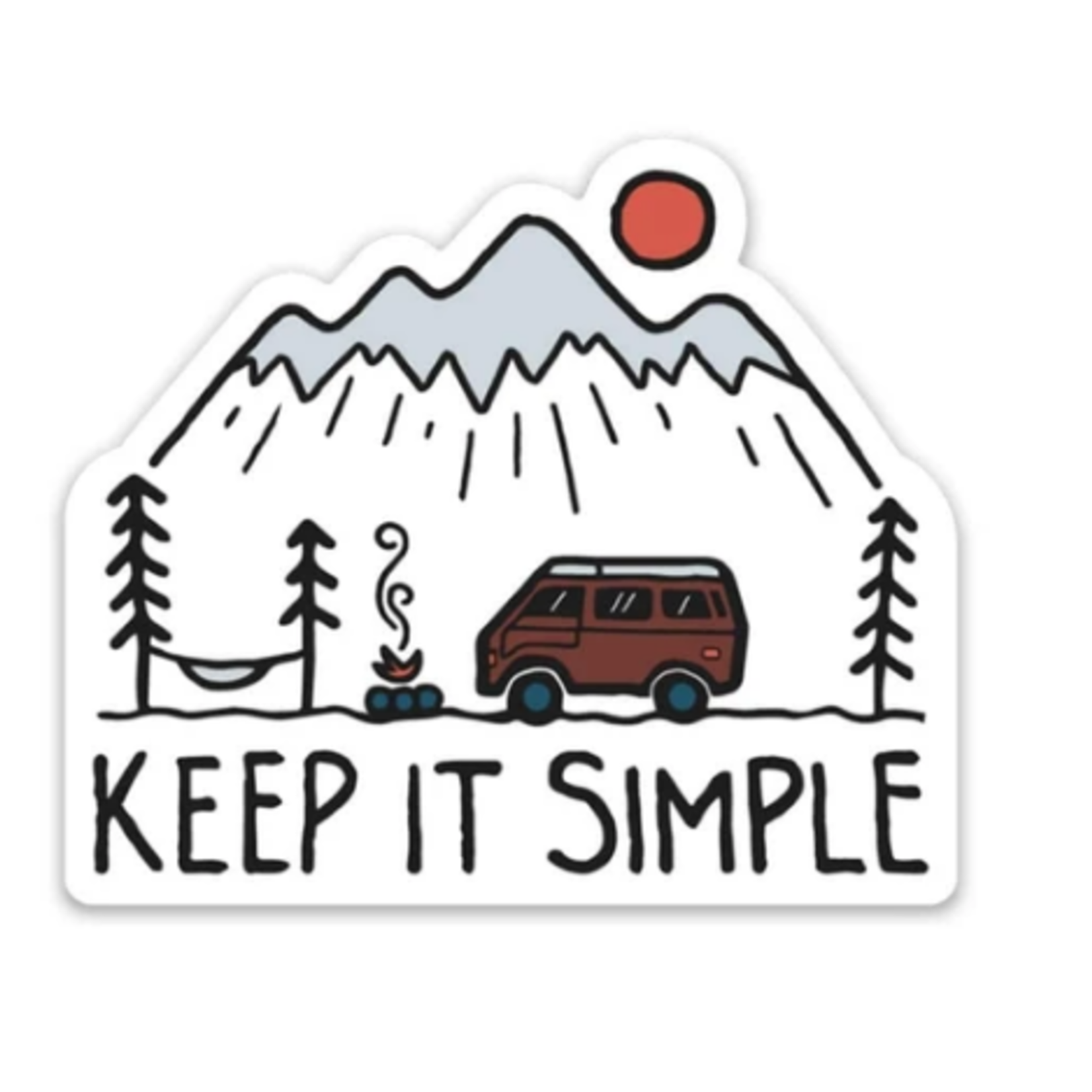Keep Nature Wild Keep It SImple Sticker