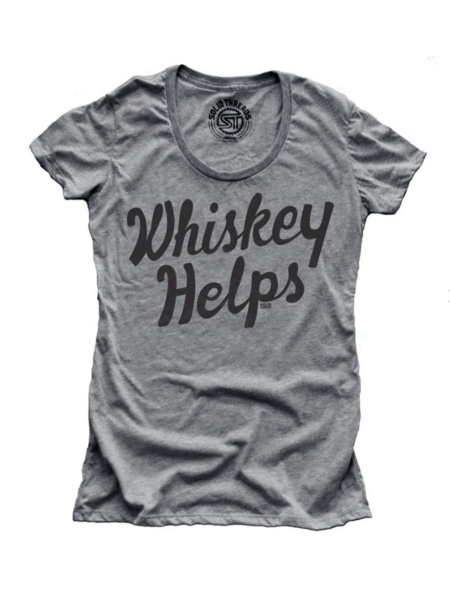 Solid Threads Solid Threads W’s Whiskey Helps T-shirt