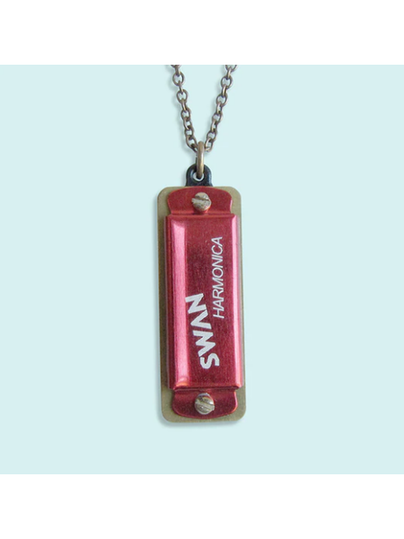 Ornamental Things Ornamental Things Red Harmonica Necklace