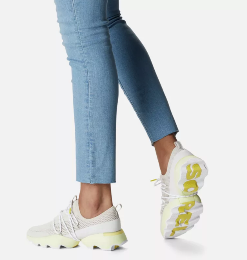 sorel kinetic impact sneaker white