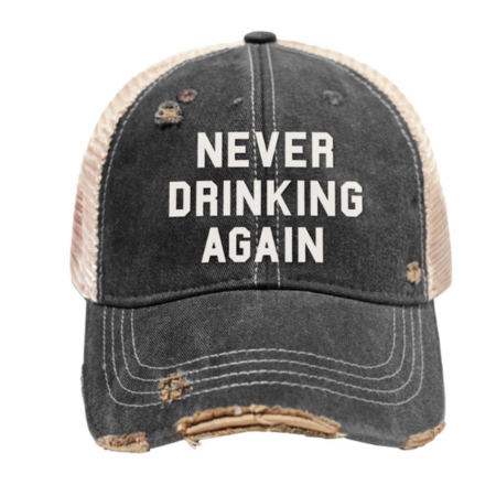 Wildcat Retro Brand Retro Brands Never Drinking Again Trucker Hat