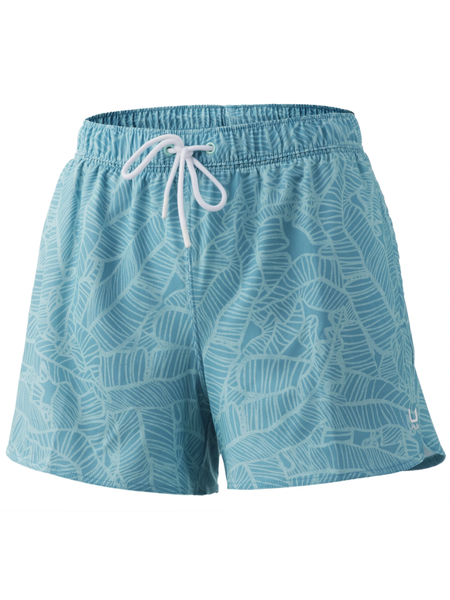 Huk Huk W's Pursuit Linear Leaf Volley Shorts