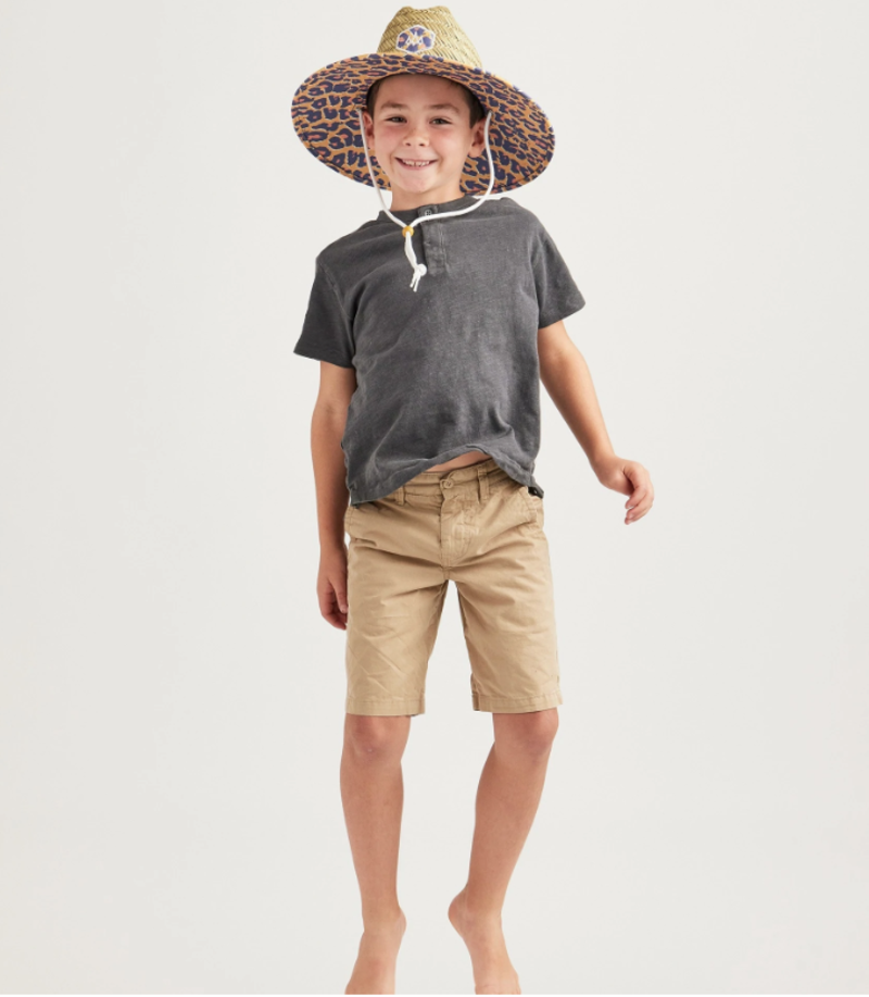 Hemlock Hat Co. Cub Big Kids Straw Hat 