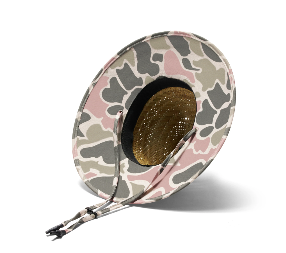 Kids Straw Hat, Camo - Landsharks