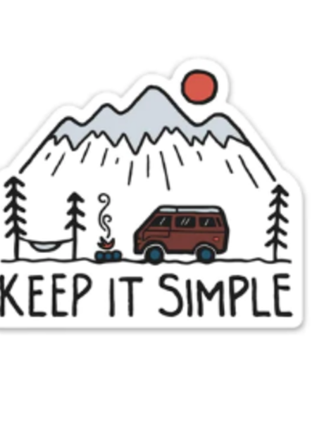 Keep Nature Wild Keep It Simple Sticker