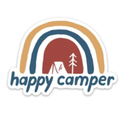 Keep Nature Wild Happy Camper Sticker