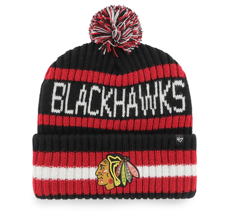 47 Brand Chicago Blackhawks Cuff Knit Beanie